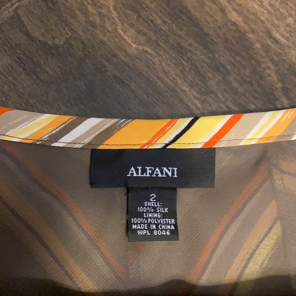 Alfani Silk Skirt - Picture 3 of 10